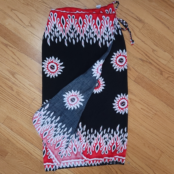 Vintage 90's Elegance Wrap Skirt - Picture 2 of 12